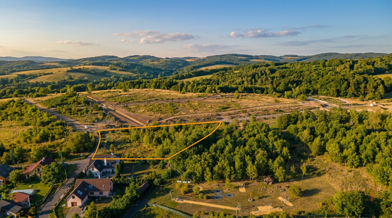 Pozemek pro komerční výstavbu – rekreace (Ostrov u KV)